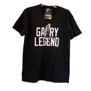 Garry Legend Breaking T Garrison Mathews Garry Bird Black Shirt New Men's Medium